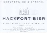 De Biertafel, Hackfort Bier