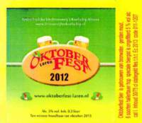 Bierbrouwerij 't Koelschip, Oktoberfest Laren 2012