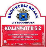 Brouwerij Kraan (Bodegraven), Kraanwater 5.2