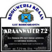 Brouwerij Kraan (Bodegraven), Kraanwater 7.2