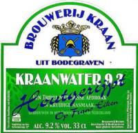 Brouwerij Kraan (Bodegraven), Kraanwater 9.2