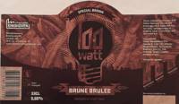 100 Watt Brewery, Brune Brulee Special Brown