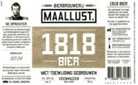 Bierbrouwerij Maallust, 1818