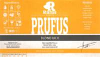 Brouwerij Rufus, Prufus Blond Bier
