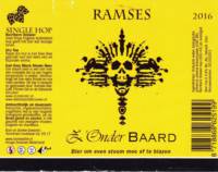 RamsesBier, Z'Onder Baard 2016