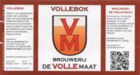 Bierbrouwerij De Volle Maat, Vollebok