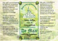 Dorpsbrouwerij De Maar, Witte Juffer van de Lammedam