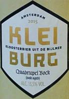 Brouwerij Kleiburg, Quadrupel Bock Oak Aged Brouwerij Kleiburg, Quadrupel Bock Oak Aged