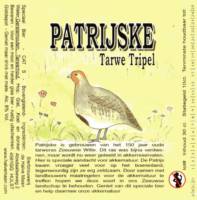 Bierbrouwerij Vermeersen , Patrijske Tarwe Tripel