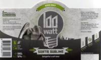 100 Watt Brewery, Sortie Sublime Bière Brut