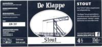 Brouwerij De Klappe, Stout