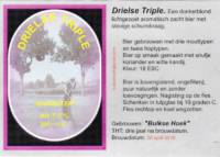 Microbrouwerij Bulkse Hoek, Drielse Triple Karakter