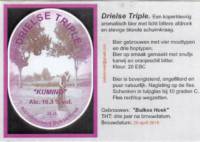 Microbrouwerij Bulkse Hoek, Drielse Triple Kumino