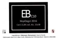 Eric's Beer Craft (EBC), EBc10 Hop Oogst 2016