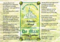 Dorpsbrouwerij De Maar, Jabeeks Blond