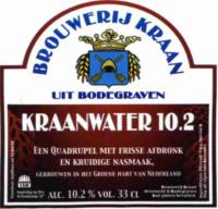 Brouwerij Kraan (Bodegraven), Kraanwater 10.2