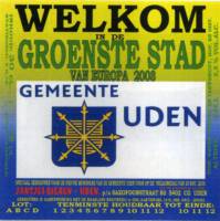 Jantje's Bieren Uden, Welkom in de groenste stad van Europa 2008