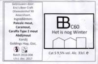 Eric's Beer Craft (EBC), EBc60 Het is nog Winter