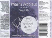 Berghoeve Brouwerij, Warm Applaus Scotch Ale Barrel Aged Ledaig Whisky