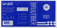 Brouwerij Bruut, Vogt Bruut Bier