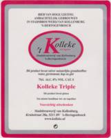 Stadsbrouwerij van Kollenburg, Kolleke Triple