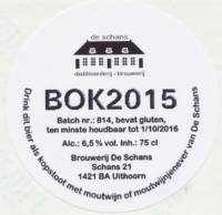 Bierbrouwerij De Schans, Bok 2015