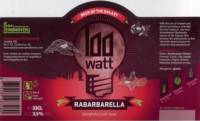 100 Watt Brewery, Rabarbarella Beer of the Galaxy