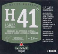 Heineken, H41 Lager Explorations