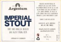 Stadsbrouwerij Argentum, Imperial Stout