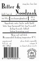 Brouwerij De Molen, Bitter & Noodzaak