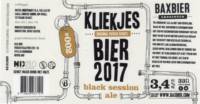 Baxbier, Kliekjes Bier 2017 Black Session Ale