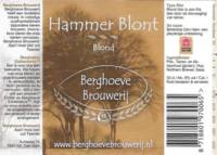 Berghoeve Brouwerij, Hammer Blont Blond
