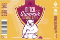 Rock City Brewing, Dutch Summer 2017 Wheat Ale