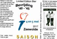 Brouwerij in Speciaalbier Gebroeders Ducaat, Saison Bevrijding '40 - '45