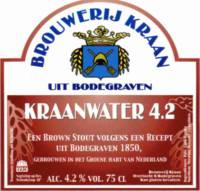 Brouwerij Kraan (Bodegraven), Kraanwater 4.2