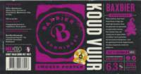 Baxbier, Koud Vuur Smoked Porter