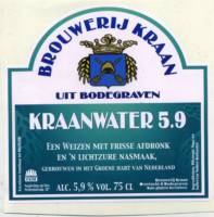 Brouwerij Kraan (Bodegraven), Kraanwater 5.9