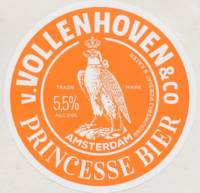 Brouwerij Poesiat & Kater, v. Vollenhoven & Co Princesse Bier