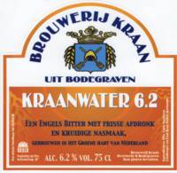 Brouwerij Kraan (Bodegraven), Kraanwater 6.2