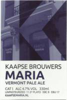 Kaapse Brouwers, Maria Vermont Pale Ale