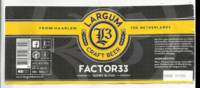 Bierbrouwerij Largum, Factor33 Tarwe Blond