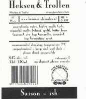 Brouwerij De Molen, Heksen & Trollen (Witches & Trolls) Saison-ish