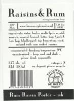 Brouwerij De Molen, Raisins & Rum