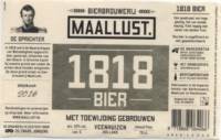 Bierbrouwerij Maallust, 1818