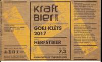 KraftBier, Goej Klèts 2017 Herfstbier