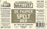 Bierbrouwerij Maallust, De Pauper Spelt Bier