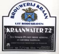 Brouwerij Kraan (Bodegraven), Kraanwater 7.2