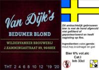 Wildervanker Brouwerij, Van Dijk's Bedumer Blond