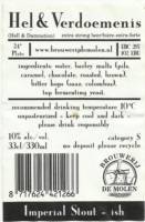 Brouwerij De Molen, Hel & Verdoemenis Imperial Stout-ish