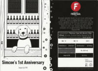 Brouwerij Frontaal, Simcoe's 1st Anniversary Imperial IPA